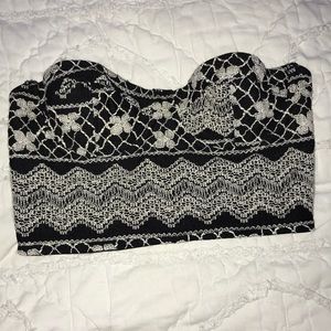 Free people embroidered bralette (S)